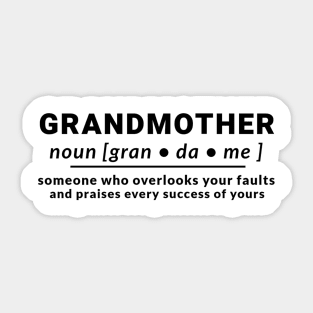 Grandmother Families Love Loving I Love You Sticker
